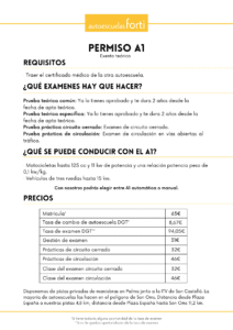Permiso A1 Exento Teorico