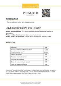 Permiso C Exento Teórico 2026
